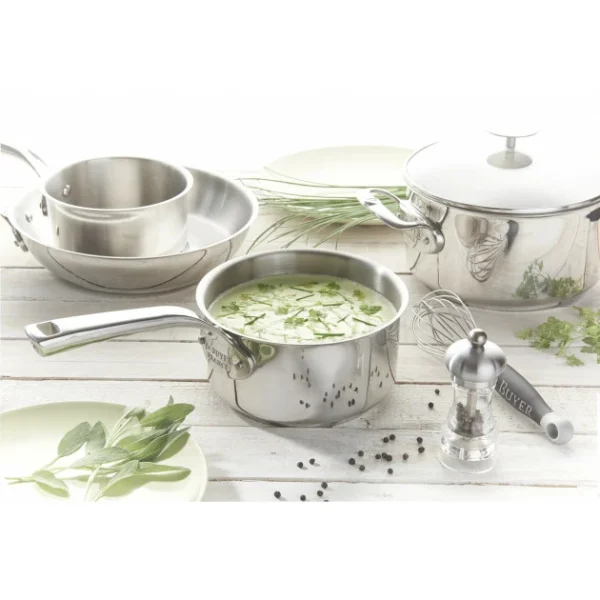 Batterie Cuisine Induction Casserole Inox Ø 16-18-20 Cm Milady De Buyer soldes de Noël 5