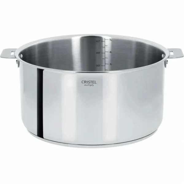 jusqu'à Casserole Casteline Ø 16 Cm Manche Amovible Inox Cristel 1