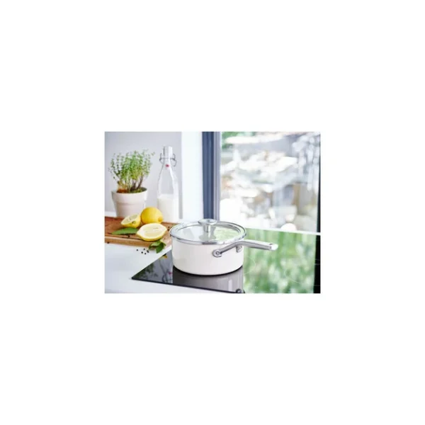 Casserole Émaillée 18cm Crème KitchenAid économies garanties 3