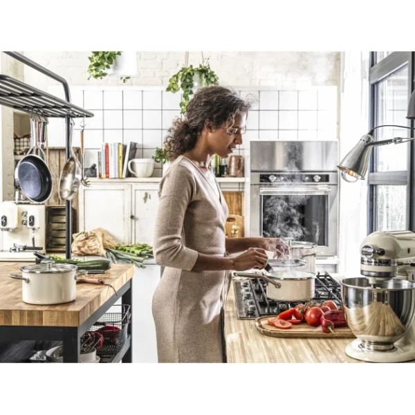 Casserole Émaillée 18cm Crème KitchenAid économies garanties 4