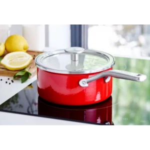 Casserole Émaillée 20cm Rouge Empire KitchenAid vente chaude 6