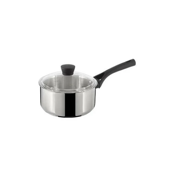 Casserole En Inox Avec Couvercle 18 Cm 2 L Expert Touch Pyrex soldes pas cher 1