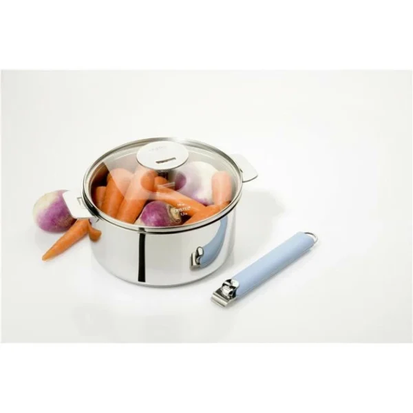 boutique pas cher Casserole Mutine Ø 14 Cm Manche Amovible Inox Cristel 3