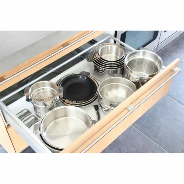 boutique pas cher Casserole Mutine Ø 14 Cm Manche Amovible Inox Cristel 6