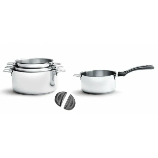 Casserole Tout Inox Sans Queue Ø 16 Cm Twisty De Buyer vente chaude 5