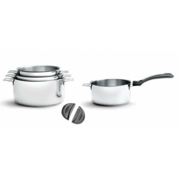 Casserole Tout Inox Sans Queue Ø 18 Cm Twisty De Buyer qualité supérieure 5