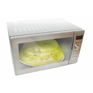 Dernières Nouveautés Cloche Micro-ondes Silicone Pliable Ø 25,5 Cm X H 8,5 Cm Ibili 7