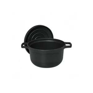 Cocotte à Riz En Fonte 16 Cm Noir Mat Chasseur meilleure qualité 11
