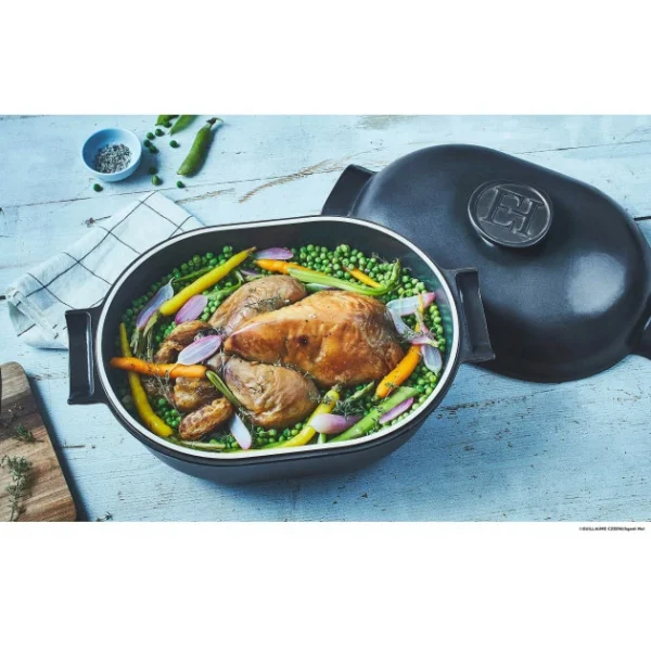 Cocotte En Céramique Ovale 4,5 L Ardoise Delight Emile Henry prix le plus bas 6