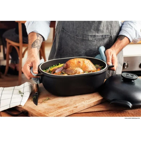 Cocotte En Céramique Ovale 4,5 L Ardoise Delight Emile Henry prix le plus bas 7