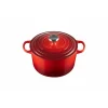 Officielle Cocotte En Fonte Haute 24 Cm Cerise Le Creuset 13