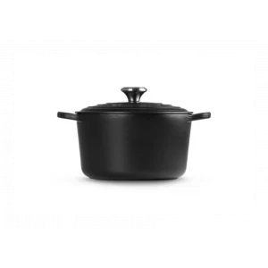 Cocotte En Fonte Haute 26 Cm Noir Ebène Le Creuset aux meilleurs prix 11