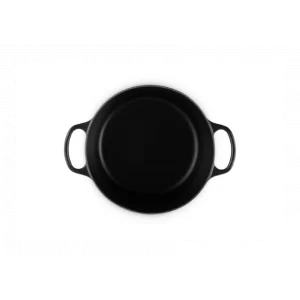 Cocotte En Fonte Haute 26 Cm Noir Ebène Le Creuset aux meilleurs prix 15