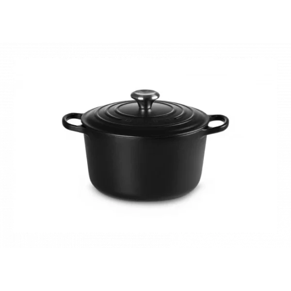 Cocotte En Fonte Haute 26 Cm Noir Ebène Le Creuset aux meilleurs prix 1