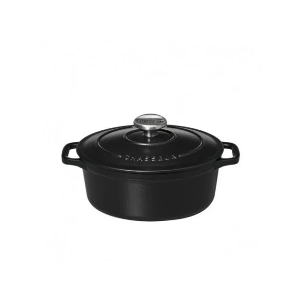 Cocotte En Fonte Ovale 17 Cm Noir Mat Chasseur prix le plus bas 3