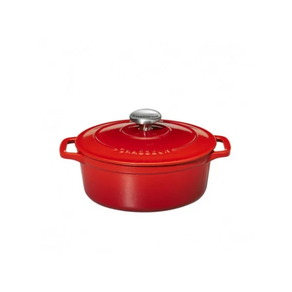 Cocotte En Fonte Ovale 17 Cm Rubis Chasseur soldes en ligne 3