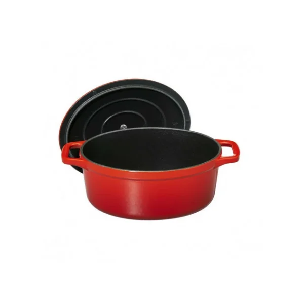 Cocotte En Fonte Ovale 17 Cm Rubis Chasseur soldes en ligne 4