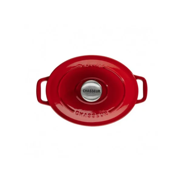 Cocotte En Fonte Ovale 17 Cm Rubis Chasseur soldes en ligne 1