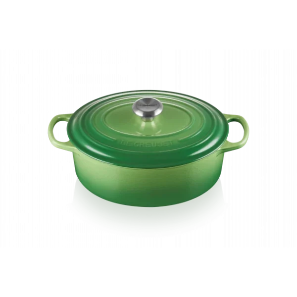 REMISE allant jusqu. Cocotte En Fonte Ovale 29 Cm Bamboo Le Creuset Signature 1