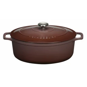 luxe soldes Cocotte En Fonte Ovale 29 Cm Bois De Rose Chasseur 8