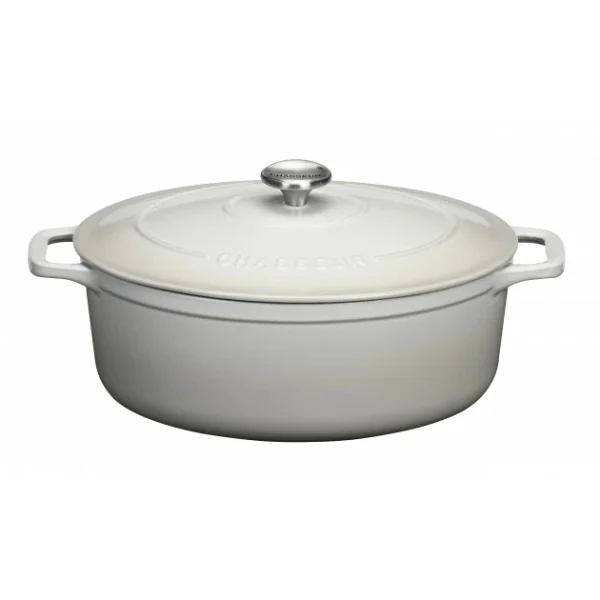 Cocotte En Fonte Ovale 29 Cm Macadamia Chasseur ultratendance 3