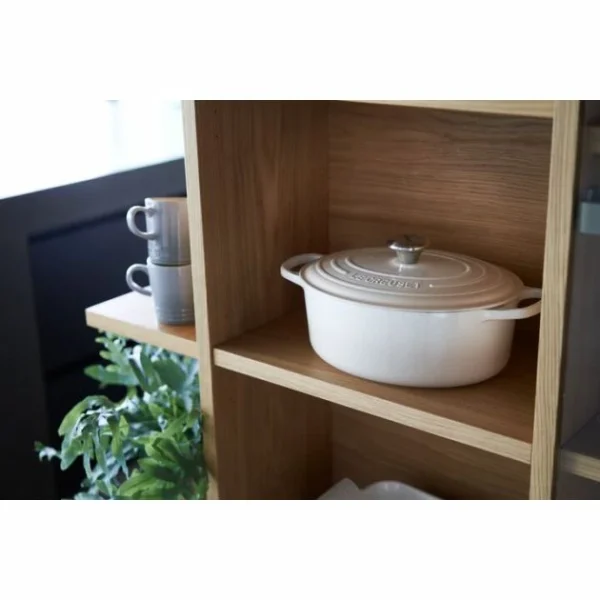 Cocotte En Fonte Ovale 29 Cm Meringue Signature Le Creuset Top ventes 6