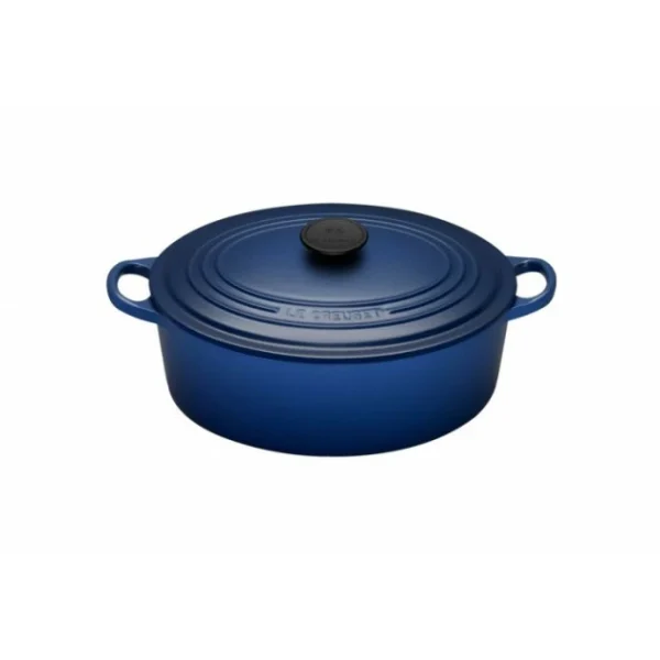 Cocotte En Fonte Ovale 29 Cm Tradition Bleu Cobalt Le Creuset Les achats en ligne 1