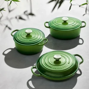 Cocotte En Fonte Ovale 31 Cm Bamboo Le Creuset Signature à prix imbattables 15