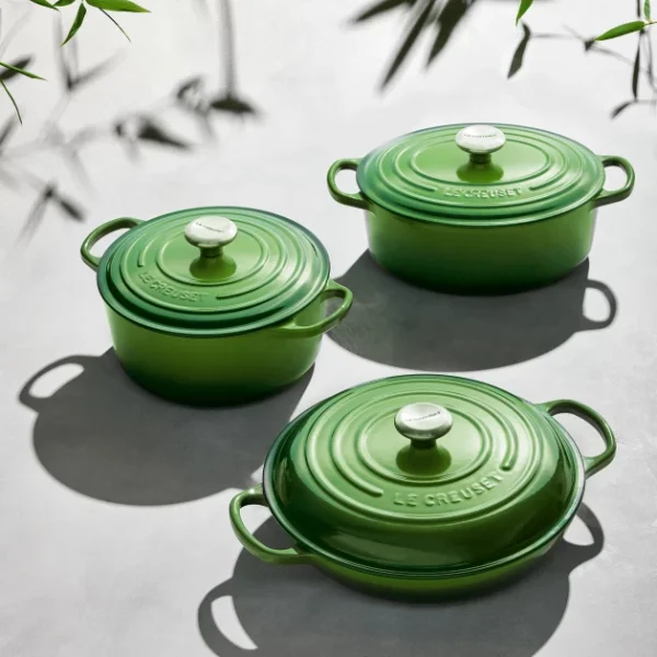 Cocotte En Fonte Ovale 31 Cm Bamboo Le Creuset Signature à prix imbattables 6