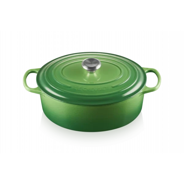 Cocotte En Fonte Ovale 31 Cm Bamboo Le Creuset Signature à prix imbattables 1