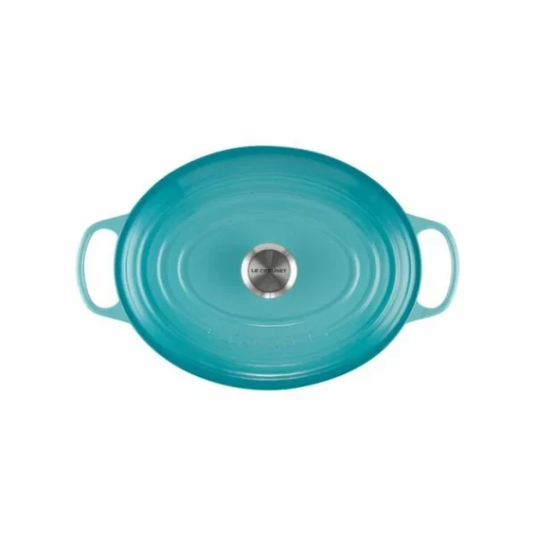 Cocotte En Fonte Ovale 31 Cm Caraïbes Le Creuset Signature meilleur cadeau 4