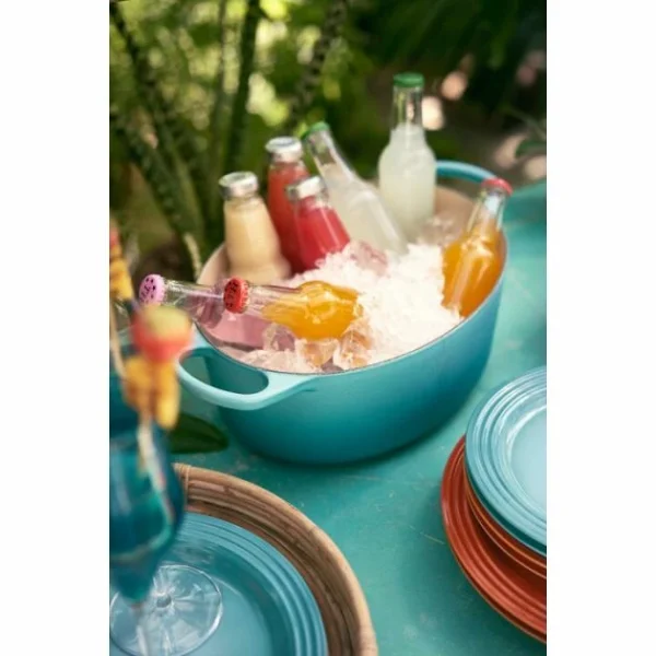 Cocotte En Fonte Ovale 31 Cm Caraïbes Le Creuset Signature meilleur cadeau 6
