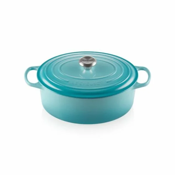 Cocotte En Fonte Ovale 31 Cm Caraïbes Le Creuset Signature meilleur cadeau 1