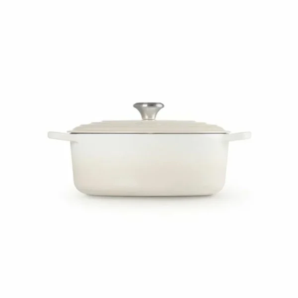 boutique en ligne Cocotte En Fonte Ovale 31 Cm Meringue Signature Le Creuset 3