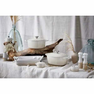 boutique en ligne Cocotte En Fonte Ovale 31 Cm Meringue Signature Le Creuset 16