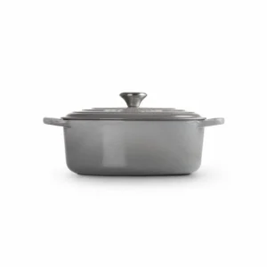vente pas cher Cocotte En Fonte Ovale 31 Cm Mist Grey Le Creuset Signature 9