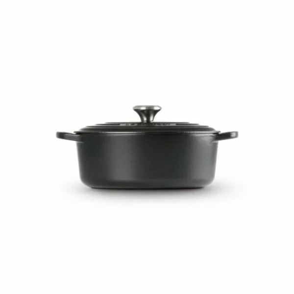 meilleur cadeau Cocotte En Fonte Ovale 31 Cm Noir Mat Le Creuset Signature 3