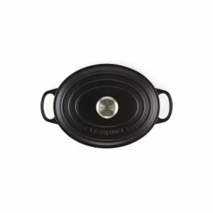 meilleur cadeau Cocotte En Fonte Ovale 31 Cm Noir Mat Le Creuset Signature 11