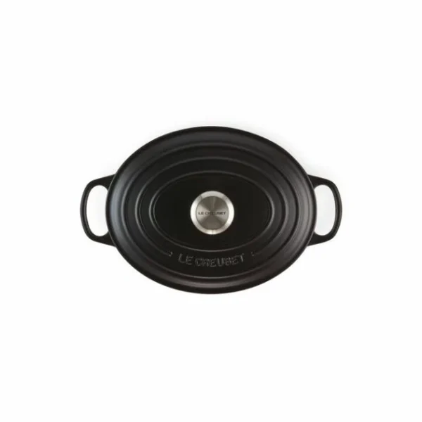 meilleur cadeau Cocotte En Fonte Ovale 31 Cm Noir Mat Le Creuset Signature 4