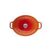 Cocotte En Fonte Ovale 31 Cm Orange Flammé Chasseur en promotion 22