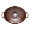 Cocotte En Fonte Ovale 33 Cm Bois De Rose Chasseur qualité d’originales 13