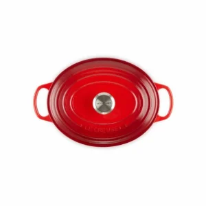 bas prix Cocotte En Fonte Ovale 33 Cm Cerise Le Creuset Signature 11