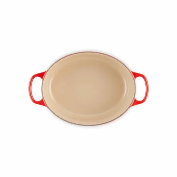 bas prix Cocotte En Fonte Ovale 33 Cm Cerise Le Creuset Signature 5