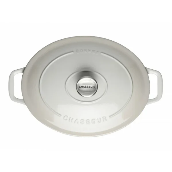 nouveau produit Cocotte En Fonte Ovale 33 Cm Macadamia Chasseur 1