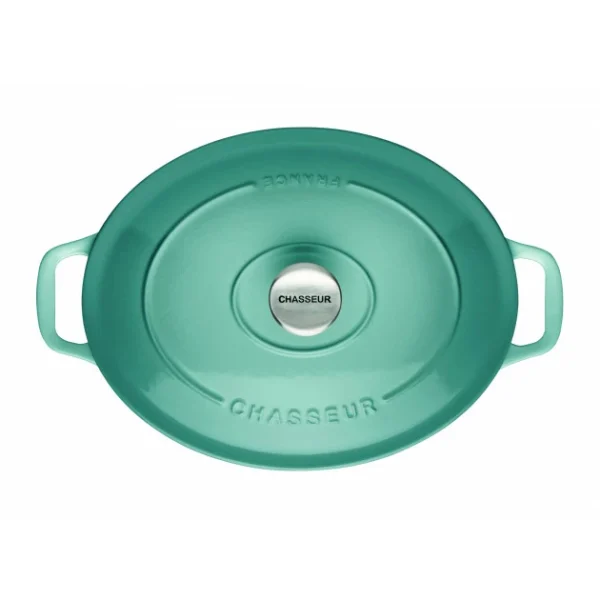 Cocotte En Fonte Ovale 33 Cm Quartz Chasseur soldes officiel 1