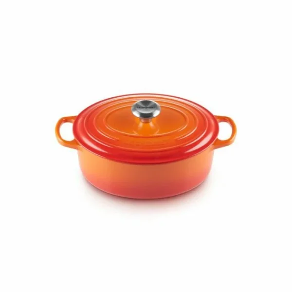 à prix promos Cocotte En Fonte Ovale 35 Cm Volcanique Le Creuset Signature 1