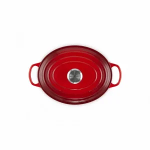 Prestation Et Rapide Cocotte En Fonte Ovale Basse 27 Cm Cerise Le Creuset Signature 13
