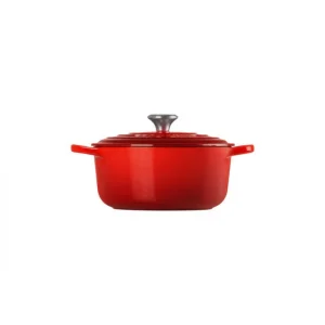 vente chaude Cocotte En Fonte Ronde 20 Cm Cerise Le Creuset Signature 11