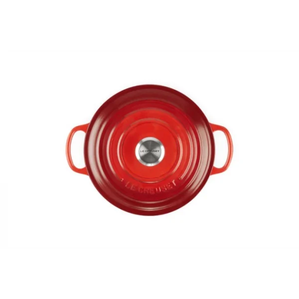 vente chaude Cocotte En Fonte Ronde 20 Cm Cerise Le Creuset Signature 4