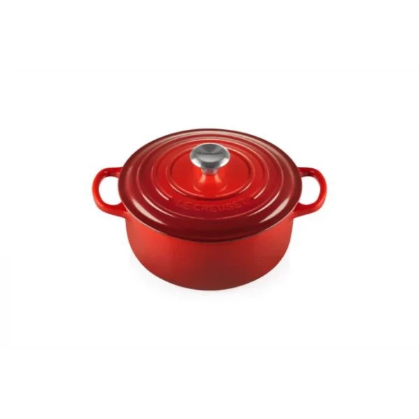 vente chaude Cocotte En Fonte Ronde 20 Cm Cerise Le Creuset Signature 1